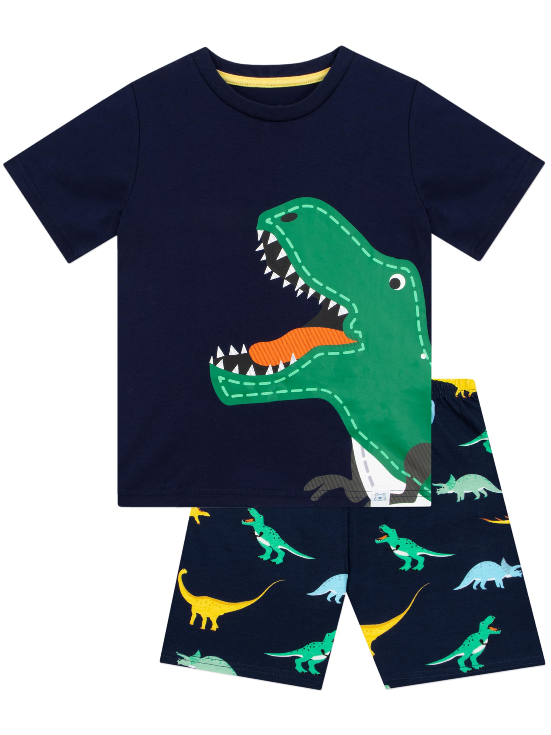 Harry Bear Boys Blue Dinosaur Pyjamas | Short Pyjamas | ’ Pyjama Sets | 6-7 Years