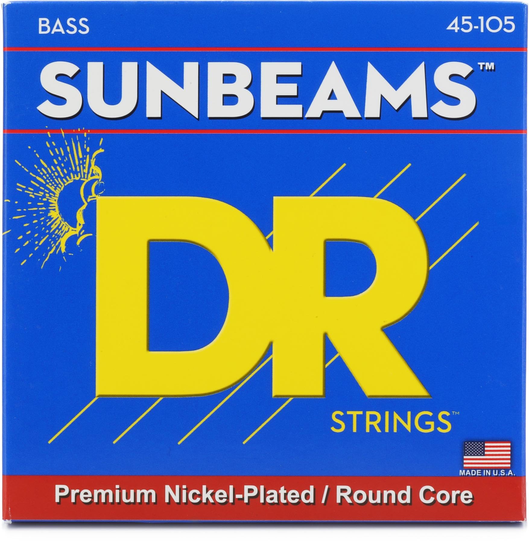 DR NMR-45 Strings SUNBEAM™ - Nickel Plated Bass Strings: Medium 45-105