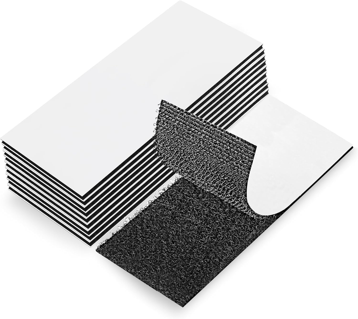 Nastro Biadesivo Feltro Adesivo Forte - 10 Pezzi 3x10cm Bianco, Per Fai Da Te E Casa - Foto 8