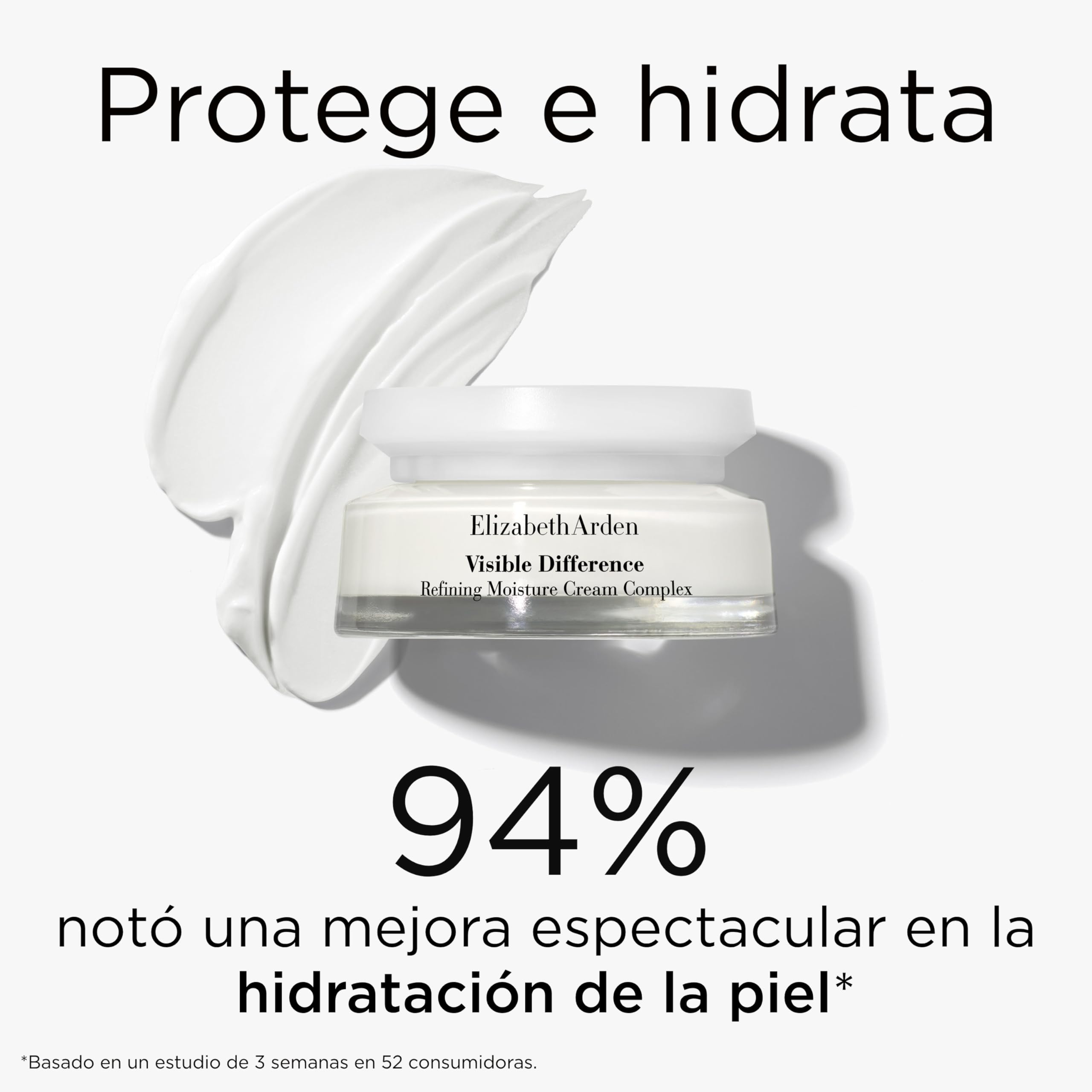 Elizabeth Arden - Visible Difference Set de Cuidado de la Piel: Con Ácido Hialurónico y Vitamina E, 75 ml & Con Vitamina A y Glicerina, 75 ml, Caja de Regalo para Mujeres
