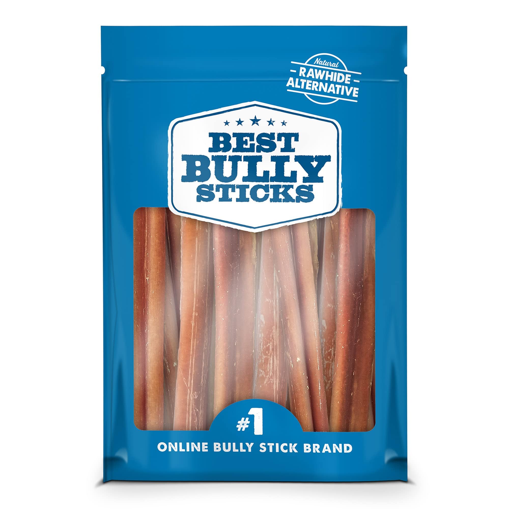 100% Natural 4-Inch Bully Sticks by Best Bully Sticks (8oz Bag) by Best Bully Sticks