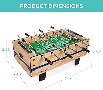 Best Choice Products Multi-Game Table Series – Interactive 4-in-1 and 11-in-1 Game Tables for Kids with Foosball, Air Hockey, Billiards, Ping Pong & More | Childrens, for Home, Play Room, Rec Room