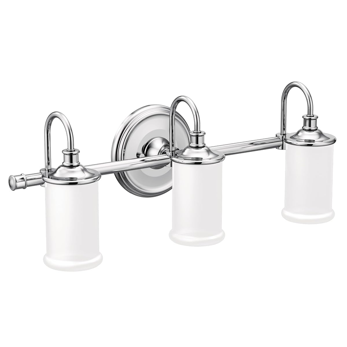 Moen YB6463CH Belfield 3-Light Dual-Mount Bath Bathroom Vanity Fixture with