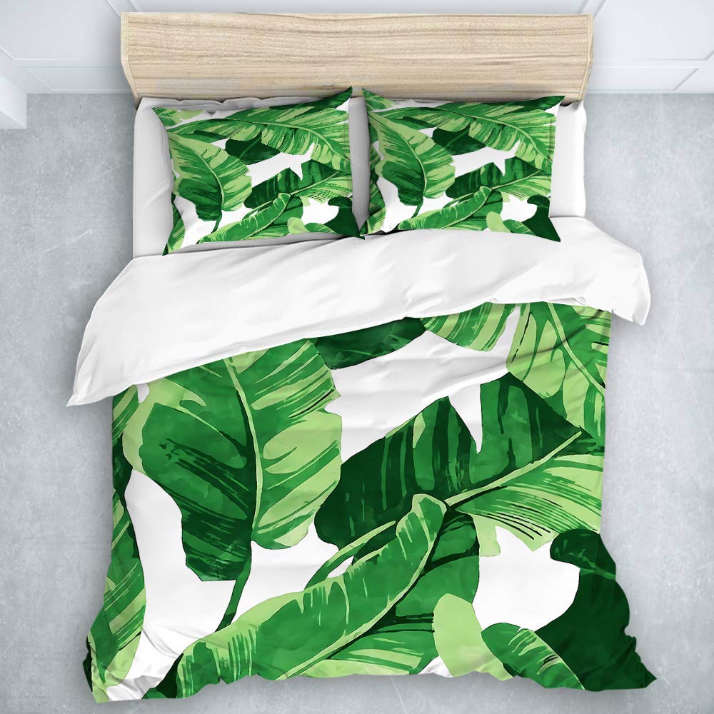 FACAIABedding - Duvet Cover Set, Funny Fluffy Rabbits Bunny Family Daisies Grass Easter, Microfibre Duvet Cover Set,Single Size(135 * 200cm)