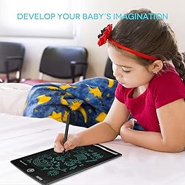 Mafiti LCD Writing Tablet 8.5 Inch Electronic Writing Drawing Pad Portable Doodle Board Gifts for Kids Office Memo Home Whiteboard Black