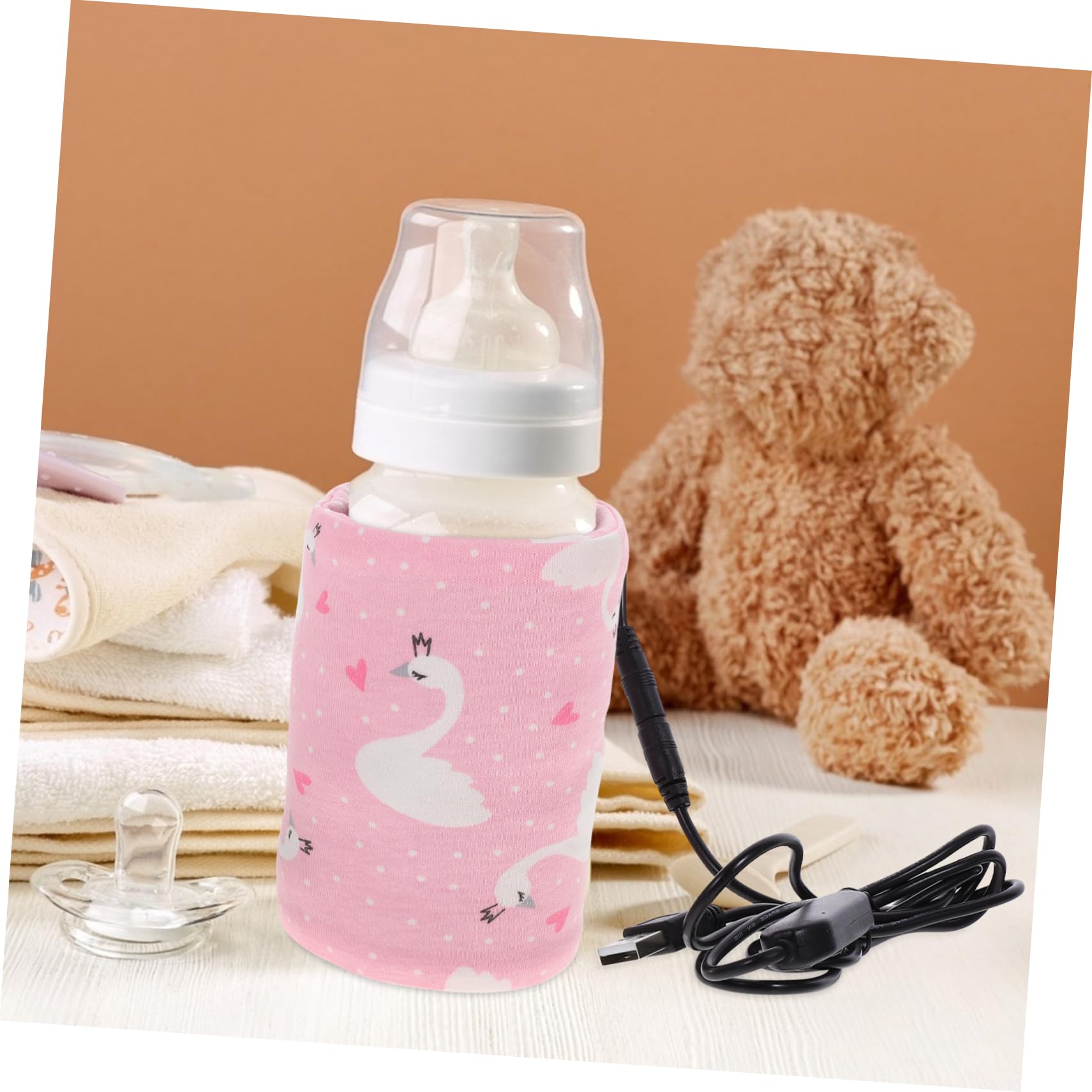 Toyvian 3pezzi Copertura Termica Per Biberon Usb Con Riscaldamento e Timer Sacchetto Isolato Per Latte Per Movimento e Uso Quotidiano