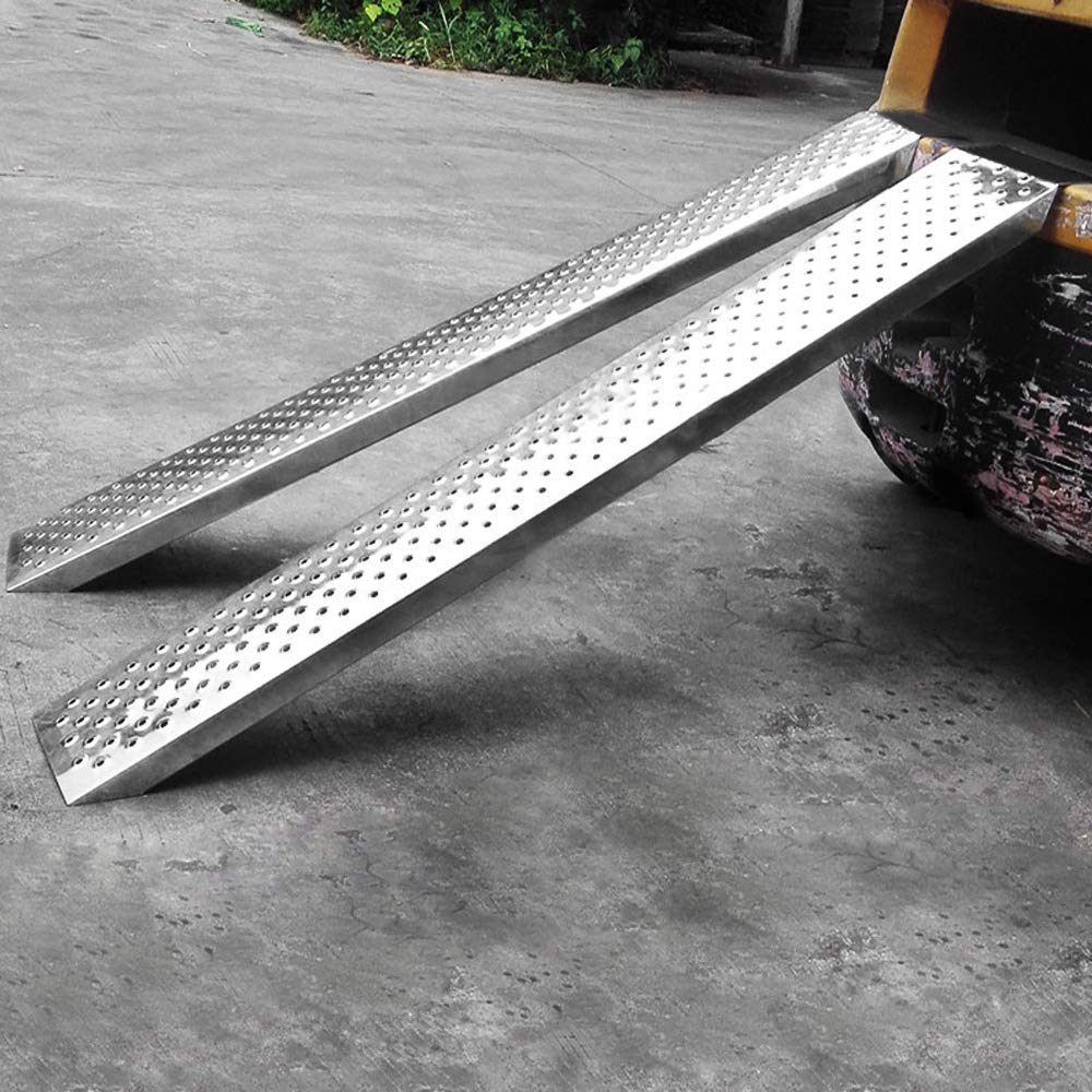 ACXIN 2 rampe di carico, massimo 400 kg, in acciaio zincato, antiscivolo, per moto, ATV, quad, auto, 160 x 22,5 cm