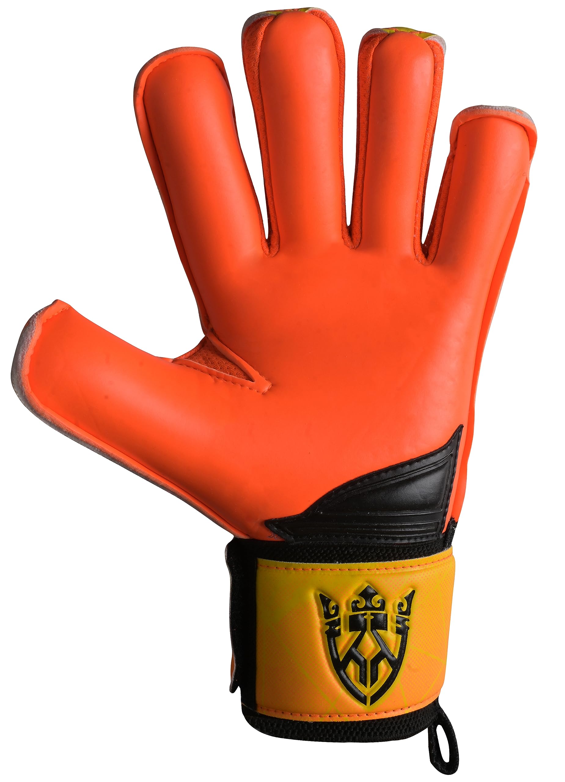 Keeperking - Guanti da portiere per adulti, bambini e adolescenti, con e senza protezione per le dita rimovibile, da 4 mm, unisex,