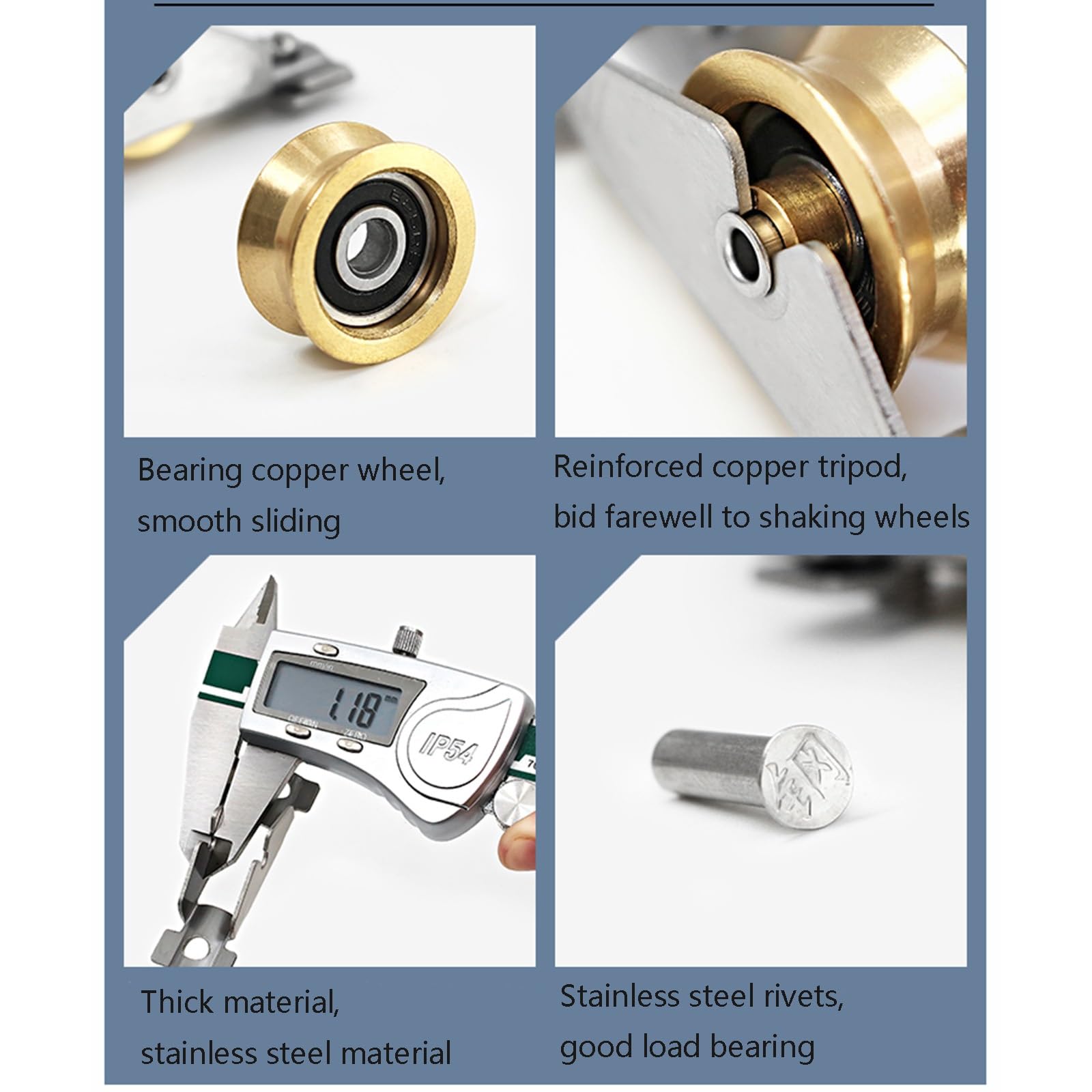 4 Paires De Roulettes Porte Coulissante – Poulies En Nylon Pour Placard, Fenêtre, Meubles, Armoires | Leroy Merlin