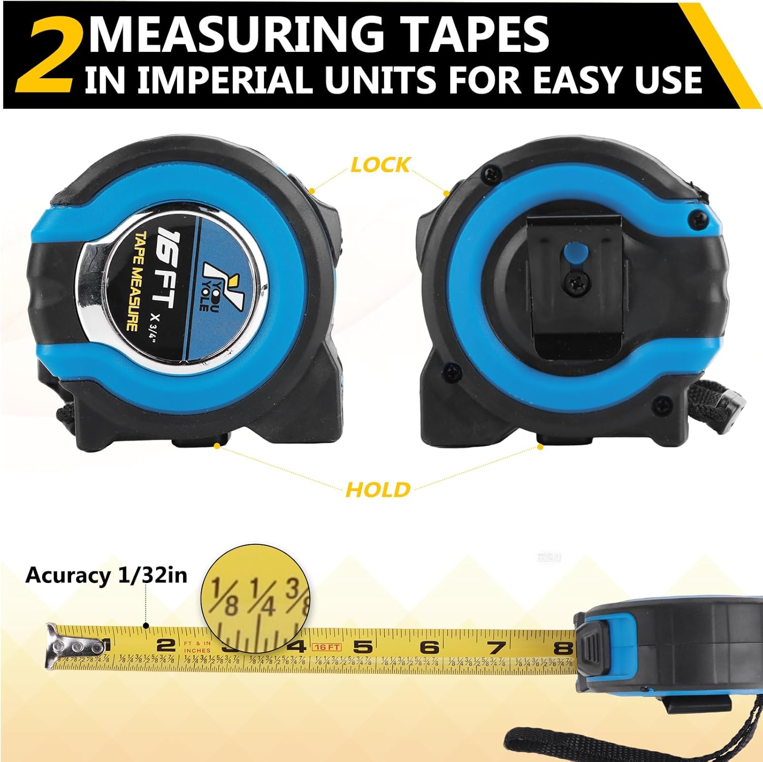 Heavy-Duty Toe Alignment Plate Tool – No Caliper Removal Needed, Includes 2 Imperial Tape Measures – Universal Automotive Alignment Tools Fit for Cars, Trucks, and SUVs