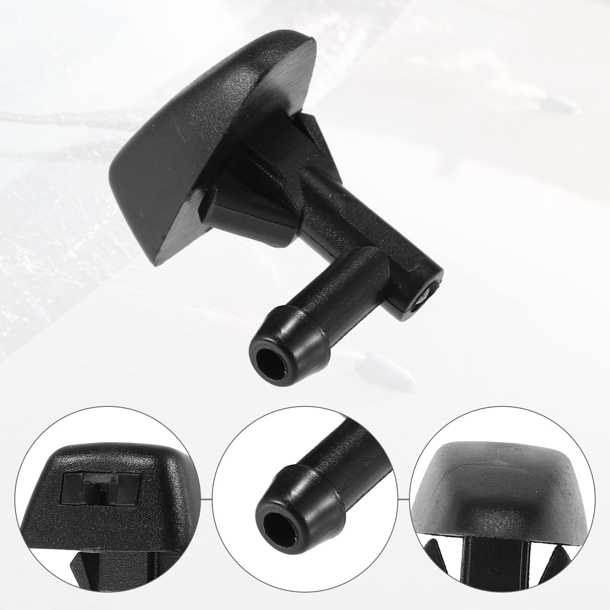 ABSOPRO Scheibenwischer Düsen Set - 7 Teile Für Jaguar X-Type