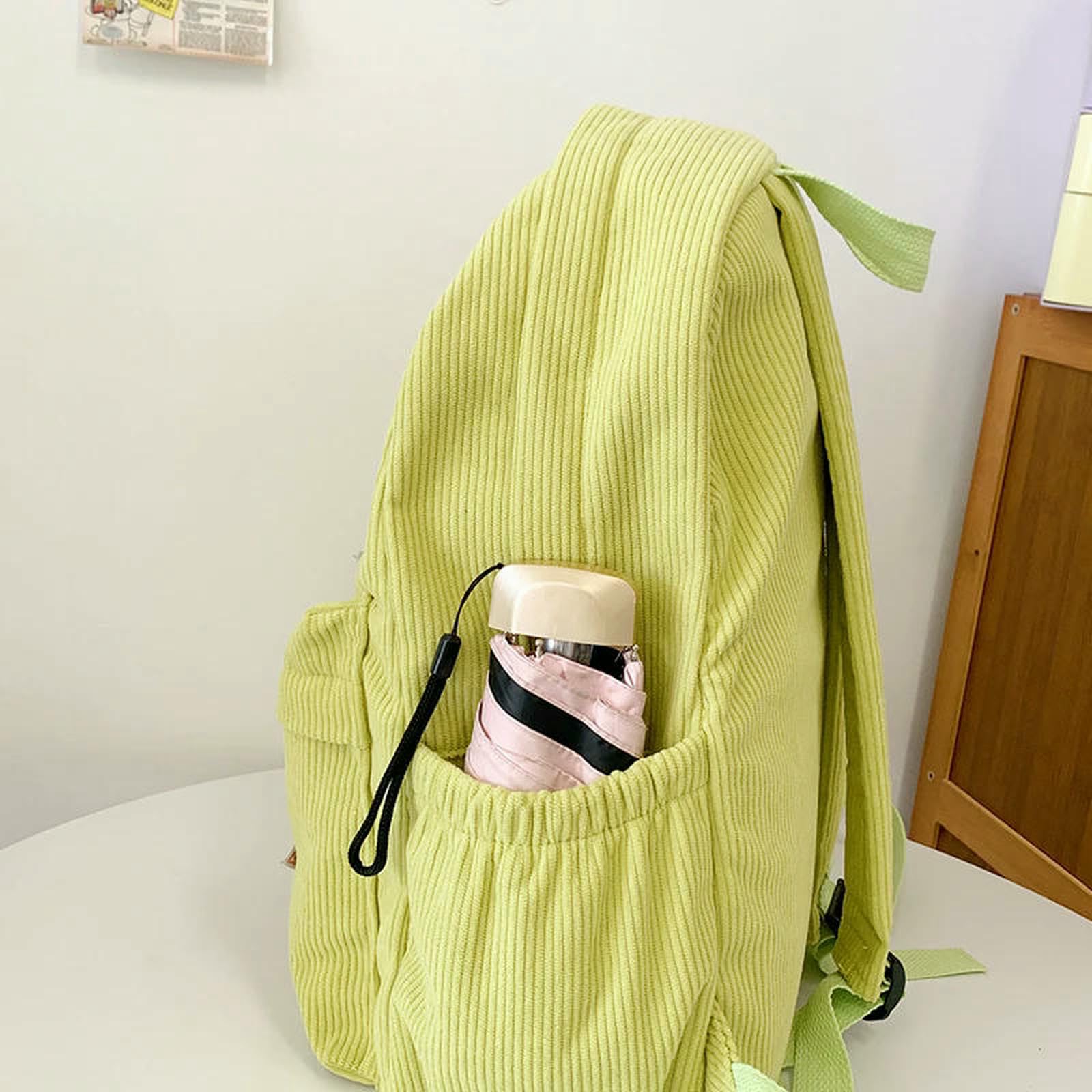 Rucksack Damen-schultasche, Wasserdicht, Große Kapazität, Schulrucksack, Glatter Reißverschluss, Teenager, Lässiger Tagesrucksack