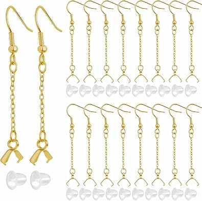 Stainless Steel French Earring Hooks Hypoallergenic Earring Fish Hooks