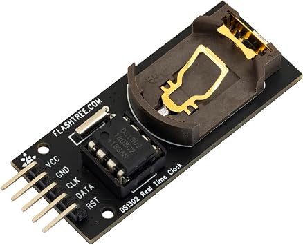 DS1302 Real Time Clock Module RTC Breakout Board for Arduino AVR ARM (Pack of 2 pcs)