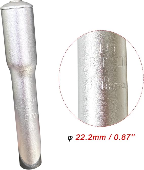 UPANBIKE Road Mountain Bike Bicycle Stem Riser Adapter 1 1/8 22.2mm 25.4mm*150mm