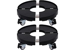 Adjustable Rolling Plant Caddy with Casters, Heavy Duty