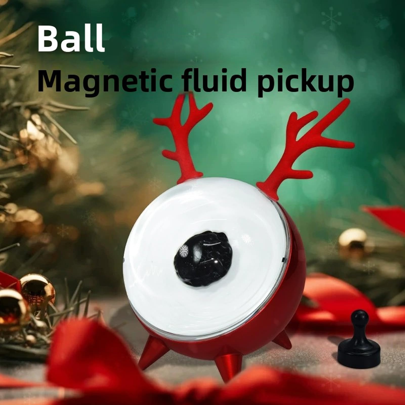 Ferrofluid Visualizer Magnetische Flüssigkeit Musik Rhythmus Licht Lautsprecher Music Mate mit Dynamischem Sphärischem Design für die Dekoration des Home-Office-Schreibtisc