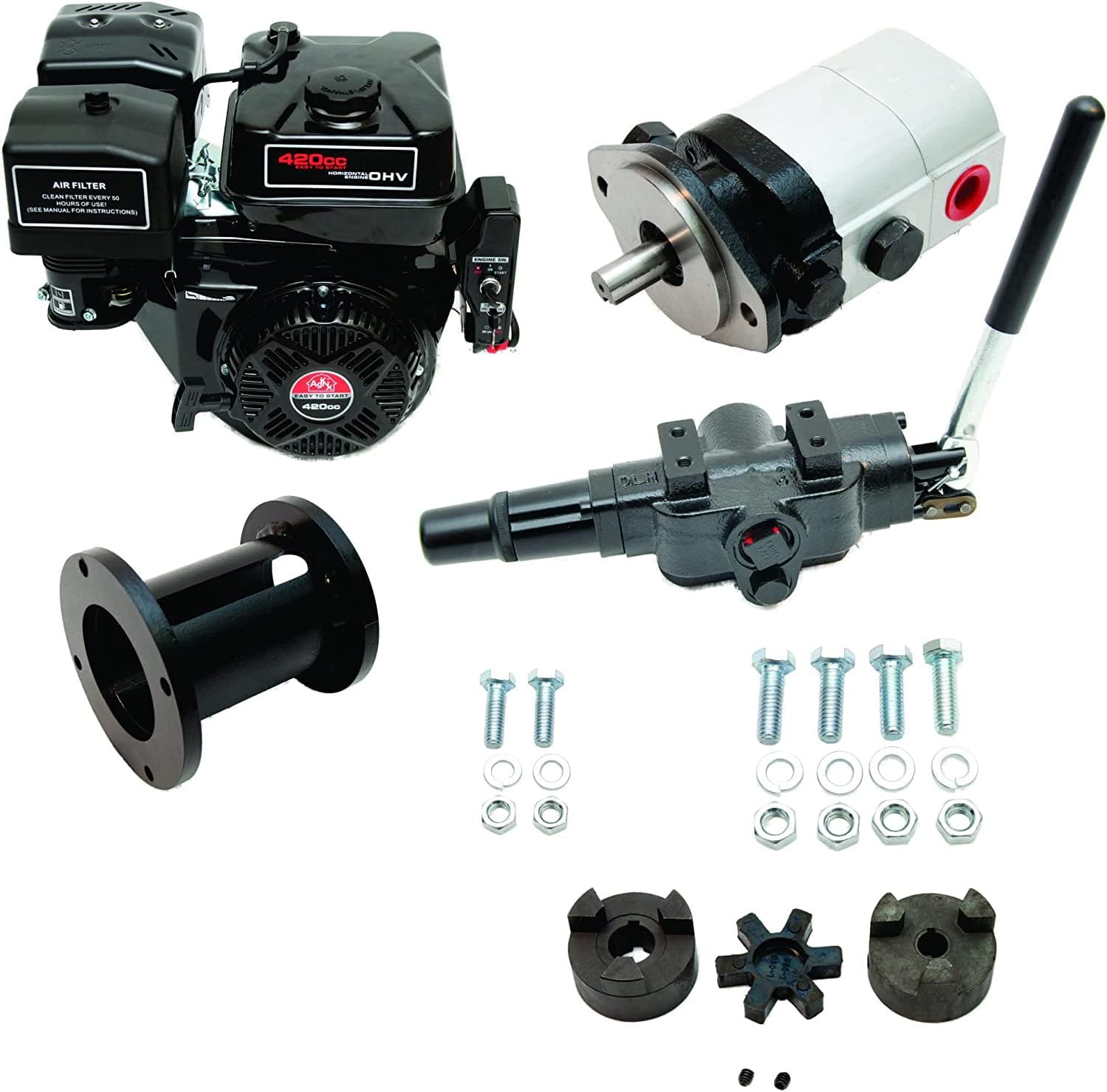 Tool Tuff Log Splitter Build Kit 15 hp ElectricStart