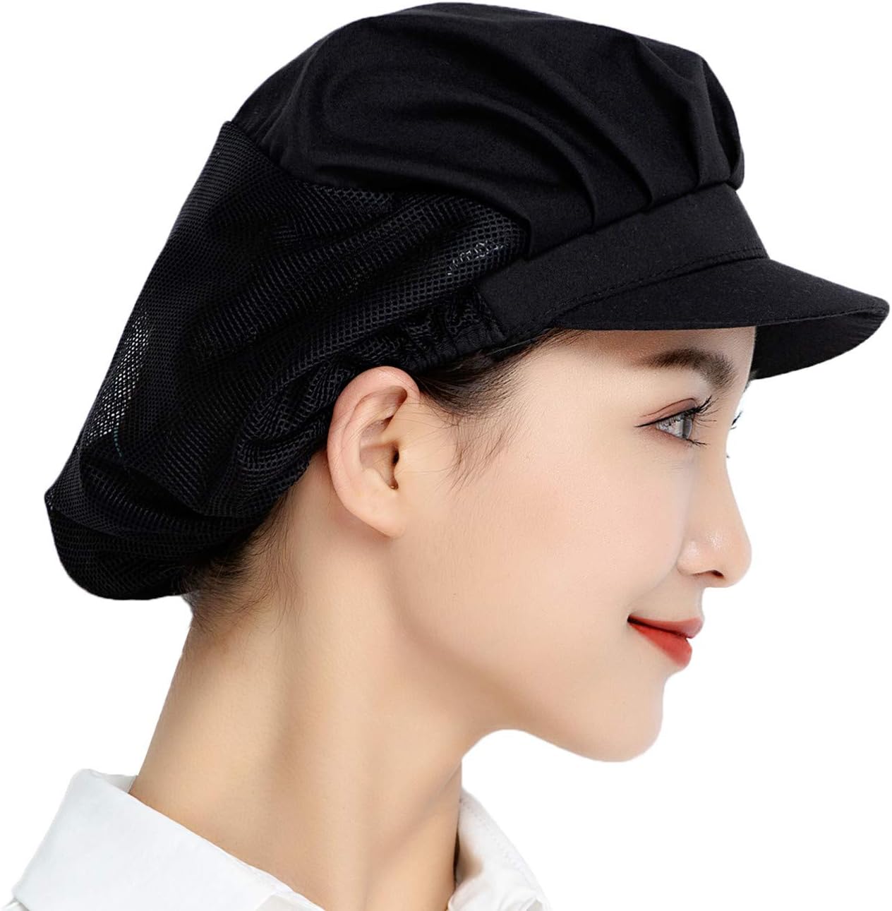 1pc/4pcs Chef Hats-Kitchen Baker Cooking Hair Nets Food Service Caps for Adults - Image 4