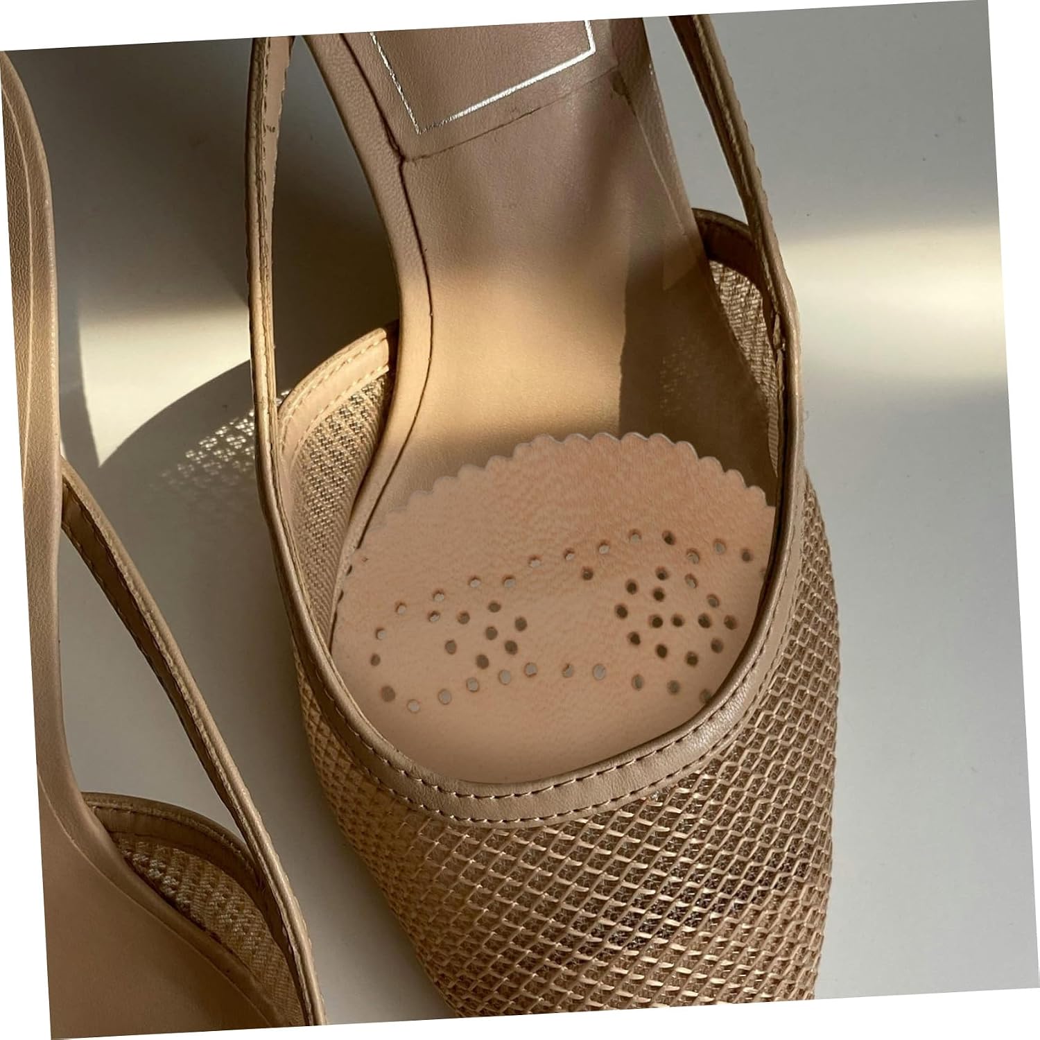 3 Pairs Non-Slip Forefoot Pads for Women High Heel Shoe Cushions Thickened Leather Metatarsal Inserts Anti-Slip Sole Protectors Reduce Toe Pressure and Foot