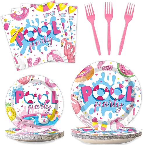 Miniatura 34 de 100 piezas de platos y servilletas de fiesta de cumpleaños de construcción, suministros de decoración de fiesta de cumpleaños con camión volquete