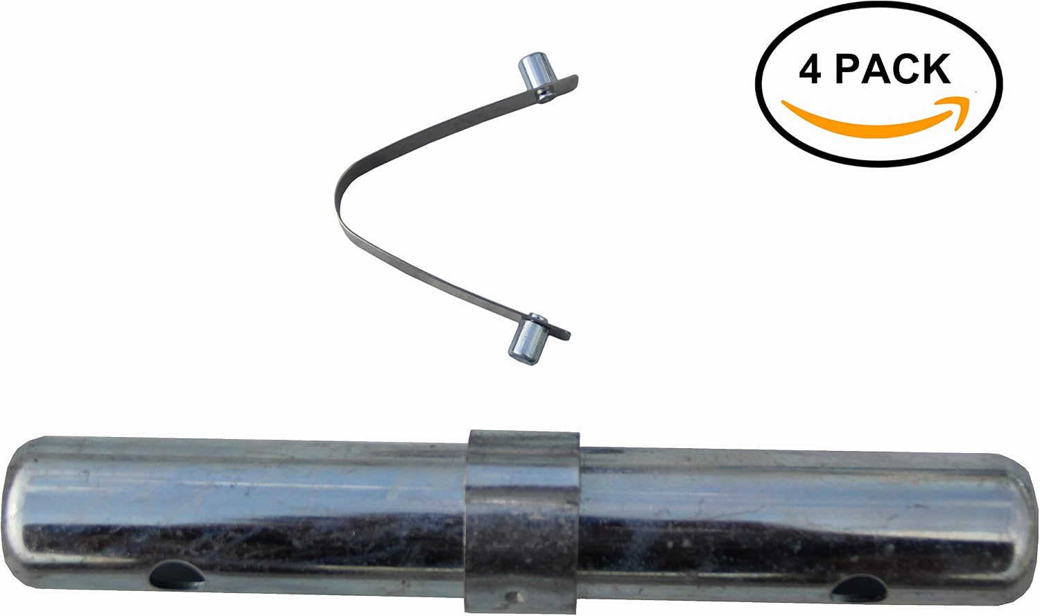 Scaffolding Coupling Pin with 1'' Collar with Spring Pin 4 Sets