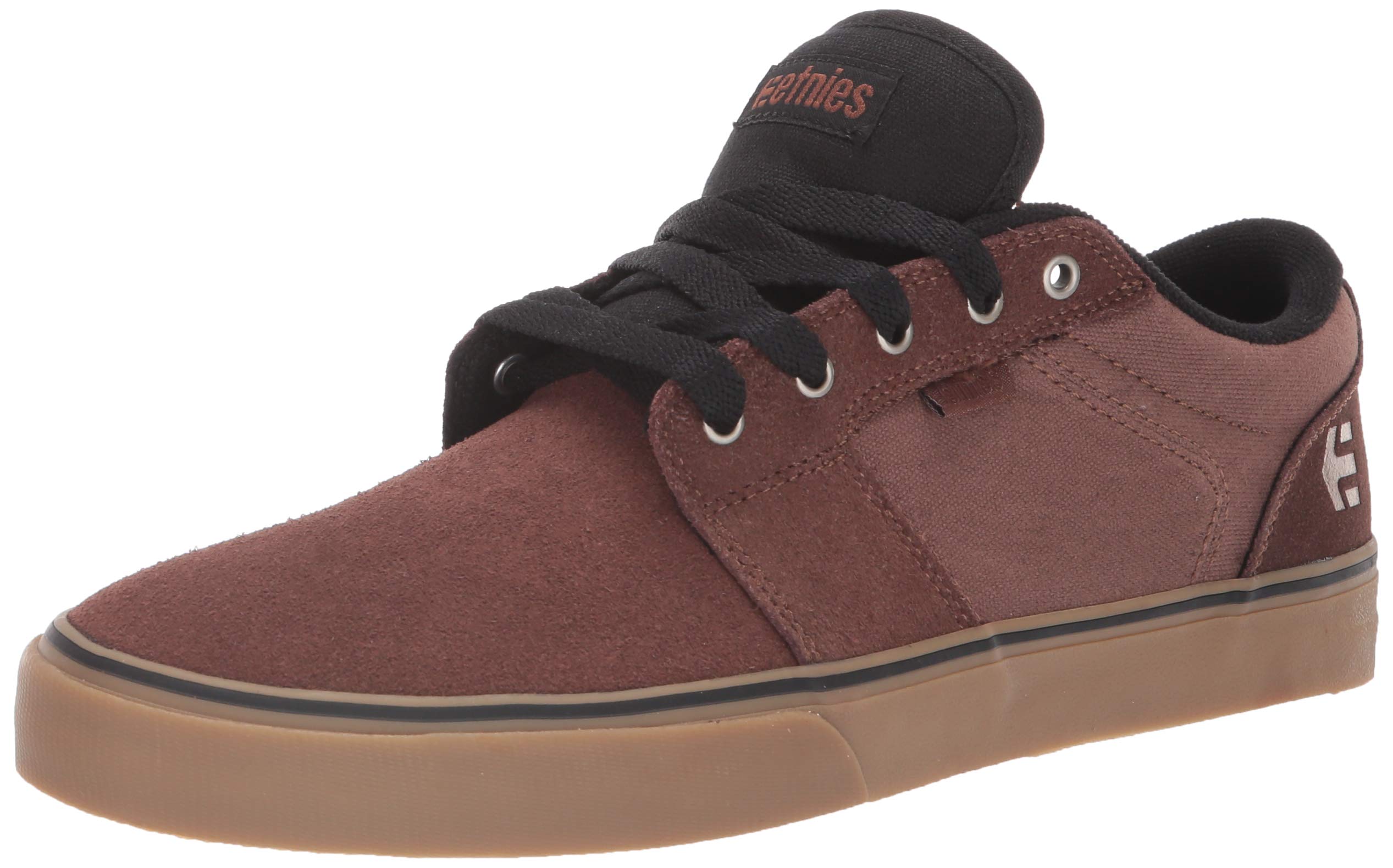 Etnies Barge LS – Classic Skate Look, Slim Vulcanized Silhoutte, Hefty Armored Collar, Reinforced Vulc