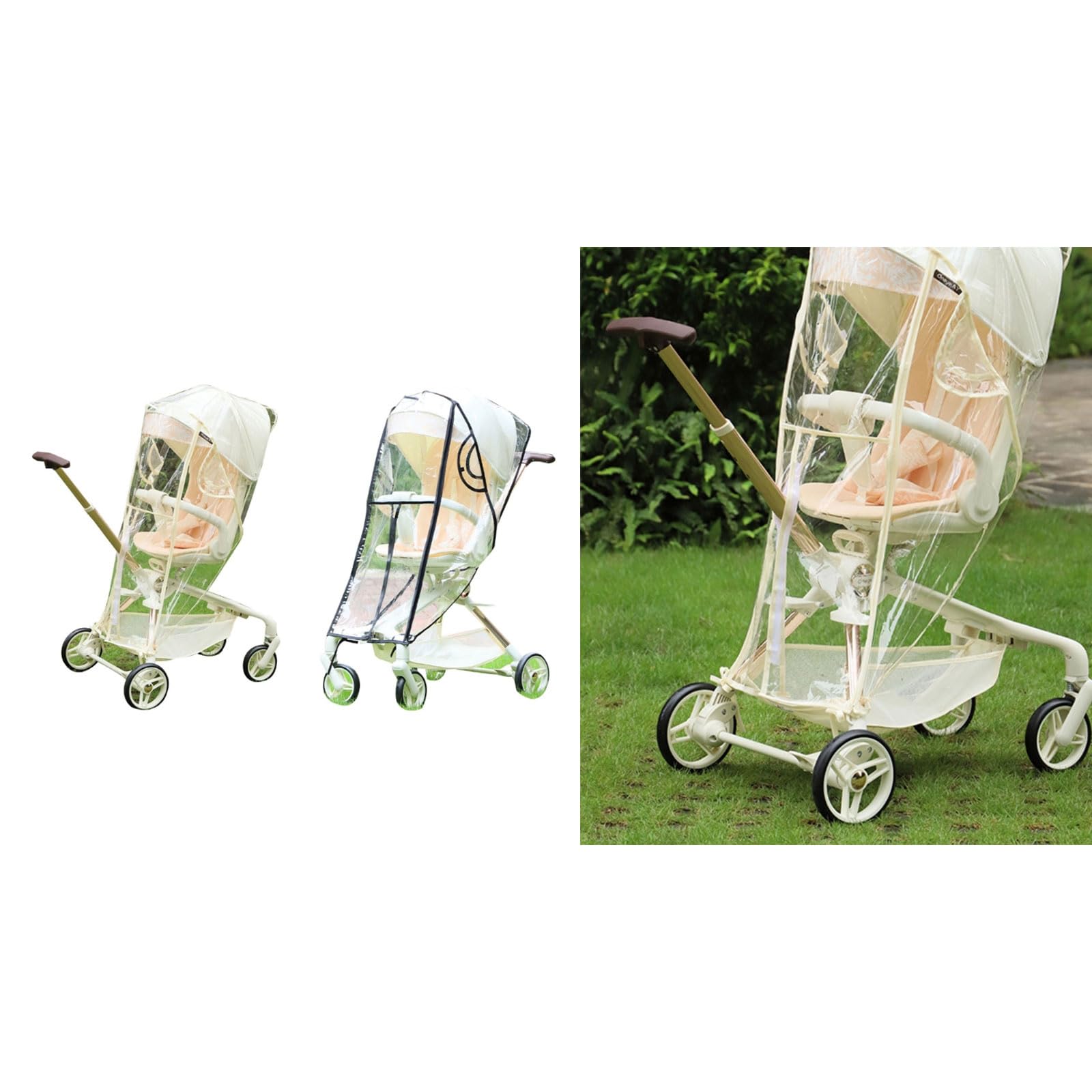 Weather Shield Rain Breathable Baby Pushchair Accessories Transparent Portective Shield