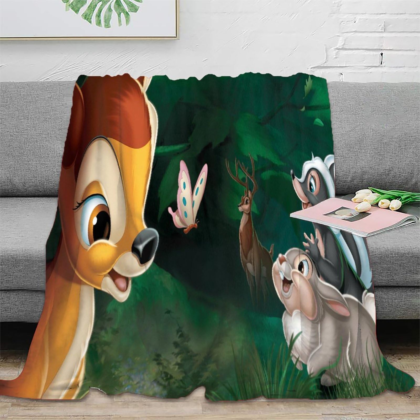 Produktbild von Snoopy Kuscheldecke FASHIONDIY Bambi Decke, übergroß, Warm, Für Erwachsene Snoopy Bademantel