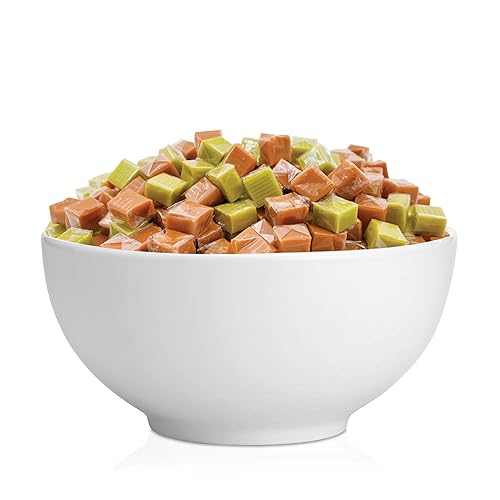 Miniatura 5 de Mezcla de caramelo de caramelo con yogur de manzana verde y vainilla con leche, paquete de 2 libras