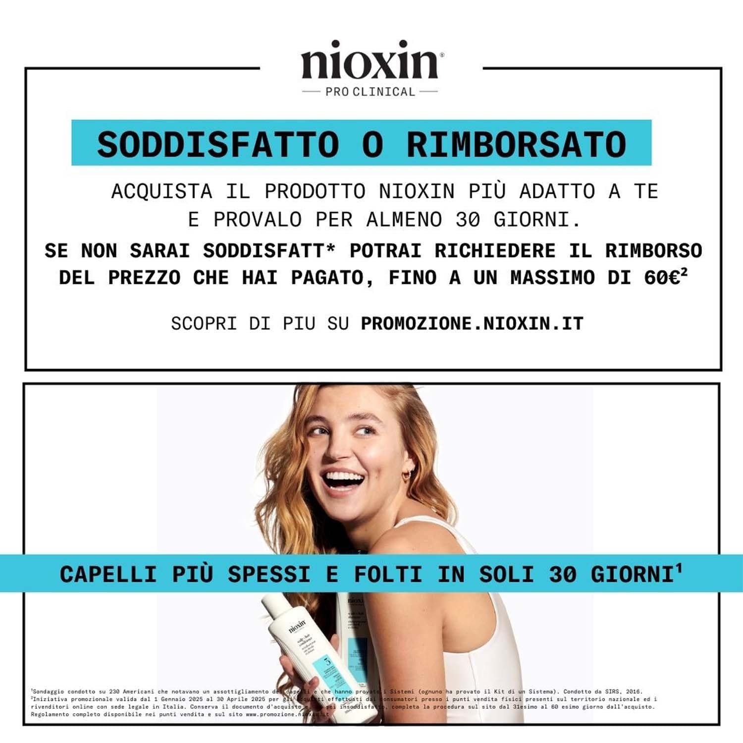 Nioxin Scalp + Hair Thickening Sistema 3 - per Capelli Colorati o Secchi con Assottigliamento Lieve - Shampoo, Balsamo, Trattamento per la Cute