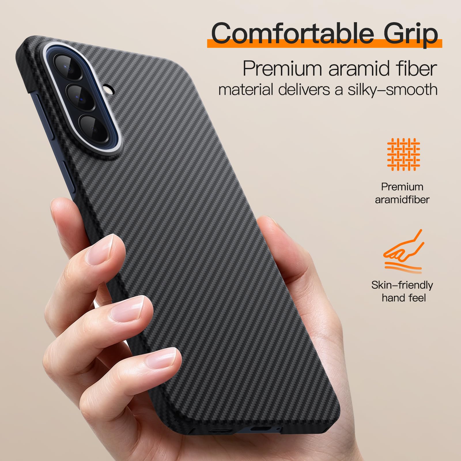 JETech per Samsung Galaxy A57 5G Pellicola Protettiva e Cover Ultra Slim Pacchetto