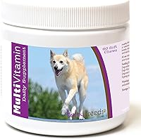 Vista 187 de Healthy Breeds Multivitamínico siberiano Husky para perros, suplemento diario recomendado por veterinarios, sabor a tocino, 60 masticables suaves