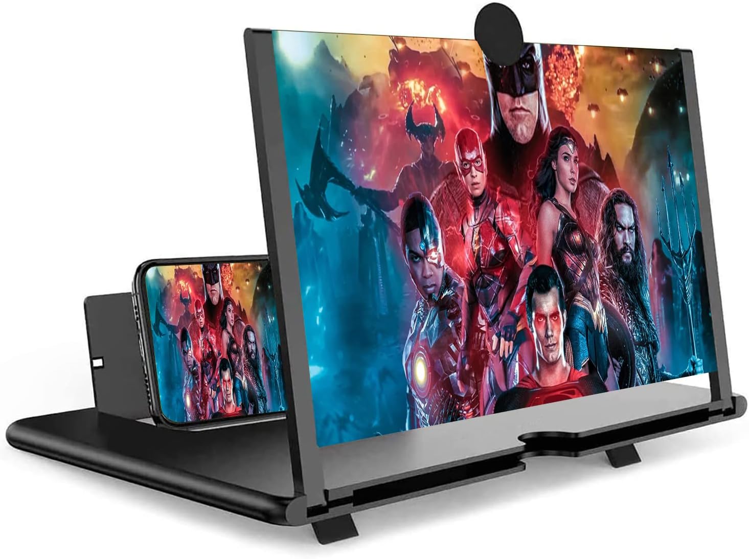 16 Inch Smartphone Screen Magnifier, HD Screen Magnifier for Cell Phone, Foldable