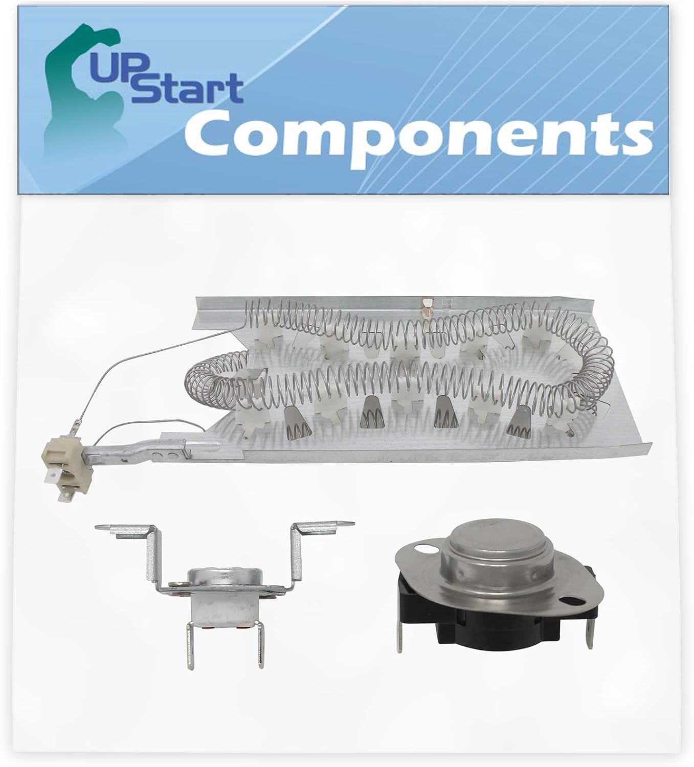 3387747 Dryer Heating Element & 279973 Thermal CutOff Fuse