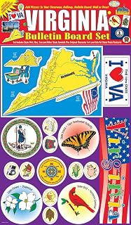 Gallopade Publishing Group Virginia Bulletin Board Set (9780635008633)