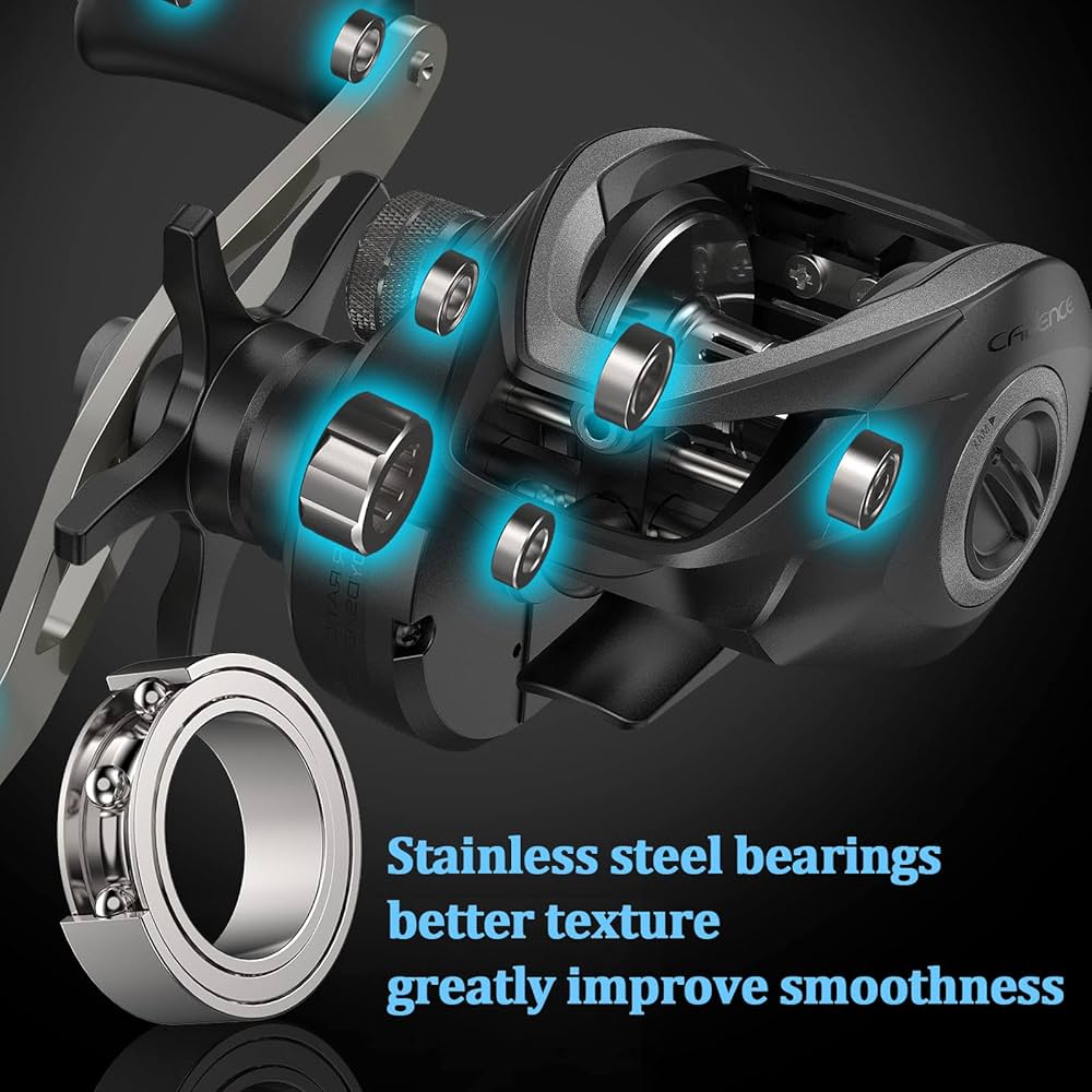 Amazon.com : Cadence Essence Low Profile Fishing Reel