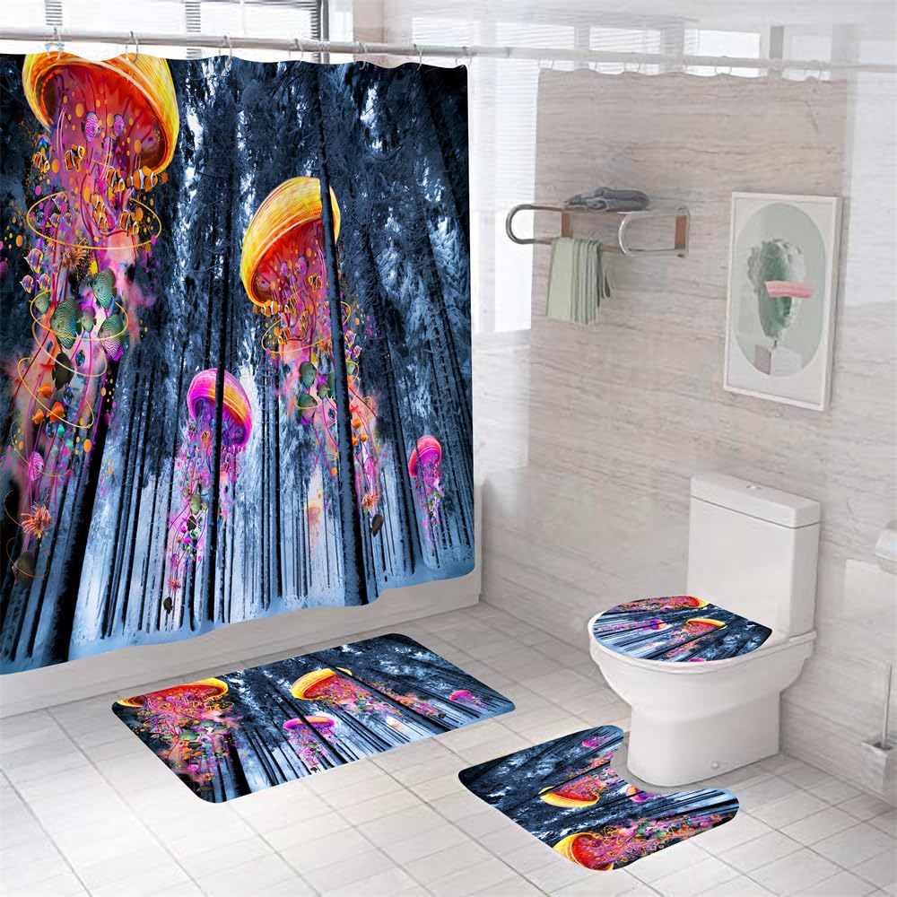 Tapis de douche lavables style moderne pour transformer l'ambiance de vos toilettes WC
