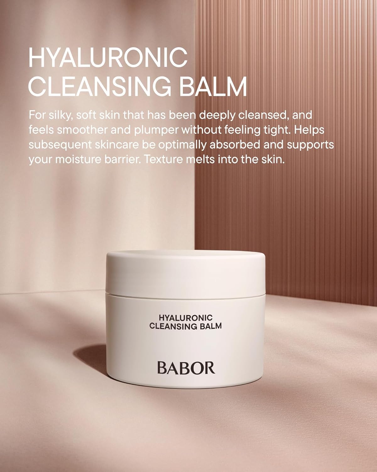 BABOR Hyaluronic Cleansing Balm to Oil for Demanding Skin, Gentle Cleansing for Face Infused with Hyaluronic Acid to Hydrate Skin, 150 ml - Image 5