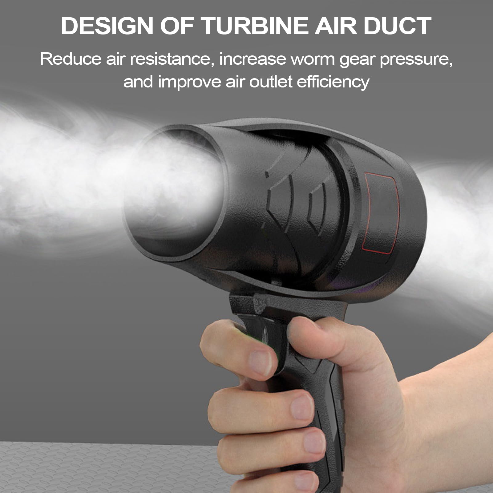 Soffiatore Turbo Portatile Ventilatore elettrico portatile a mano turbo | Soffiatore Per Foglie Senza Fili Per Pulizia Cortile Patio Auto Giardino Paesaggistica Garage Autunno Inverno