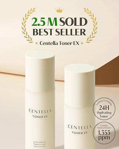 Miniatura 2 de DR.PEPTI Centella Toner EX - Tónico facial coreano con péptidos de ácido hialurónico niacinamida, hidratante calmante para pieles sensibles secas,