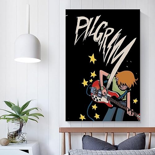 Miniatura 5 de Scott Pilgrim Vs The World - Pósteres de lienzo decorativos para habitación, estética, decoración de dormitorio, arte de pared, oficina, decoración