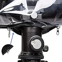 Vista 7 de WANBY Waterproof Camera Rain Cover Professional Soft Black Camera Rain Covers for All DSLR SLR Cameras