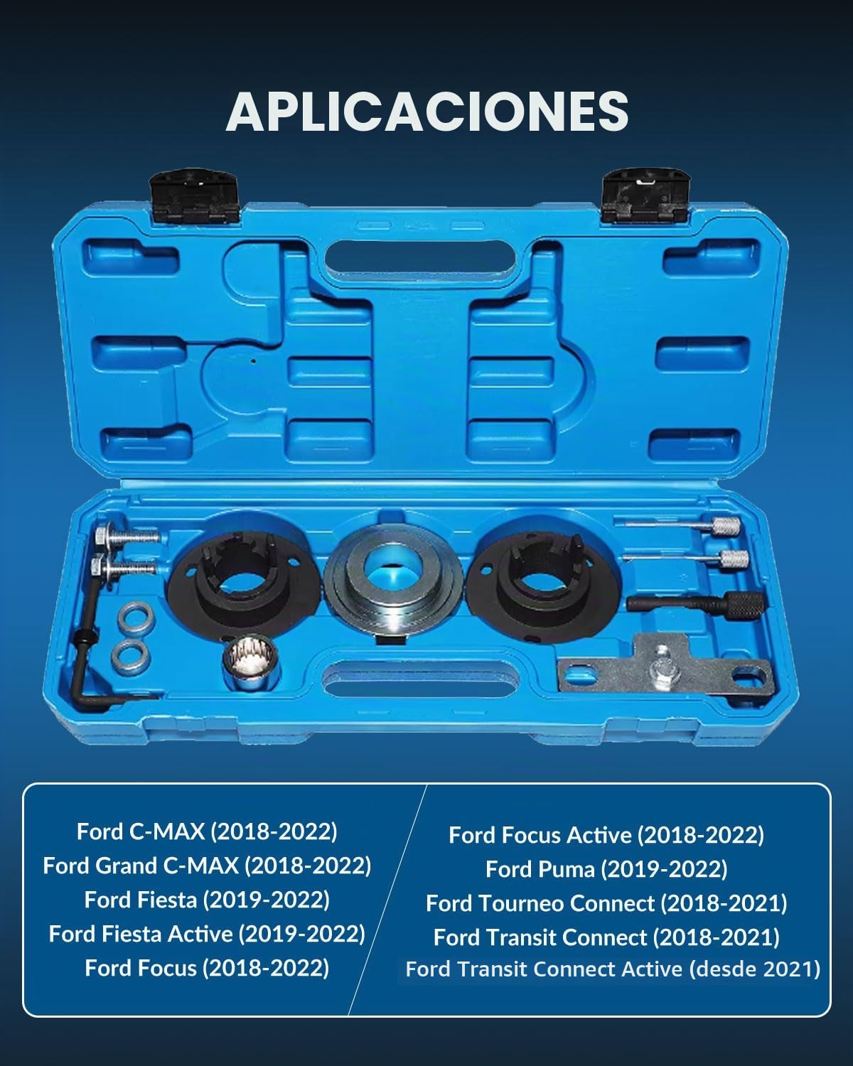 DPTOOL Herramienta de Bloqueo del cigüeñal de sincronización del árbol de levas Compatible con Motor de Gasolina Ford 1.0L Ecoboost última versión de 2018 Reemplazo 303-1661, 303-1643