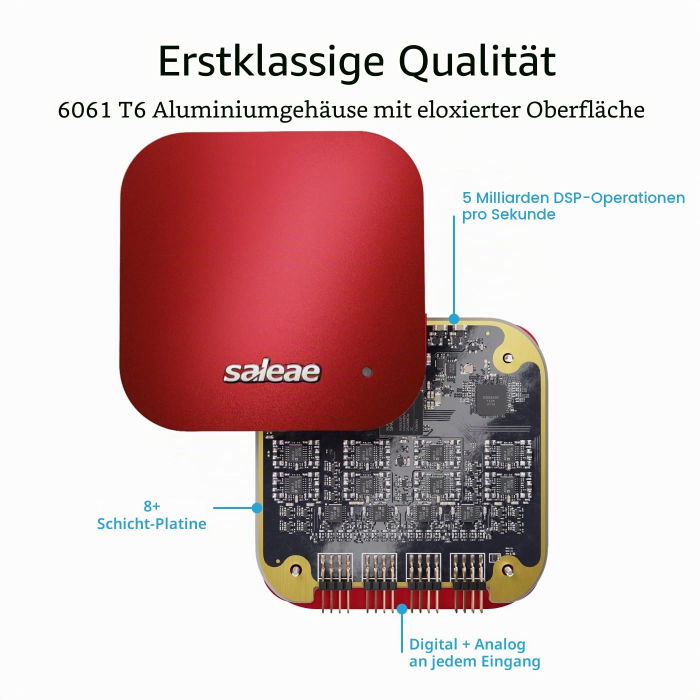 Logic Pro 16 (Rot) - Saleae Logikanalysator, 16 Kanäle