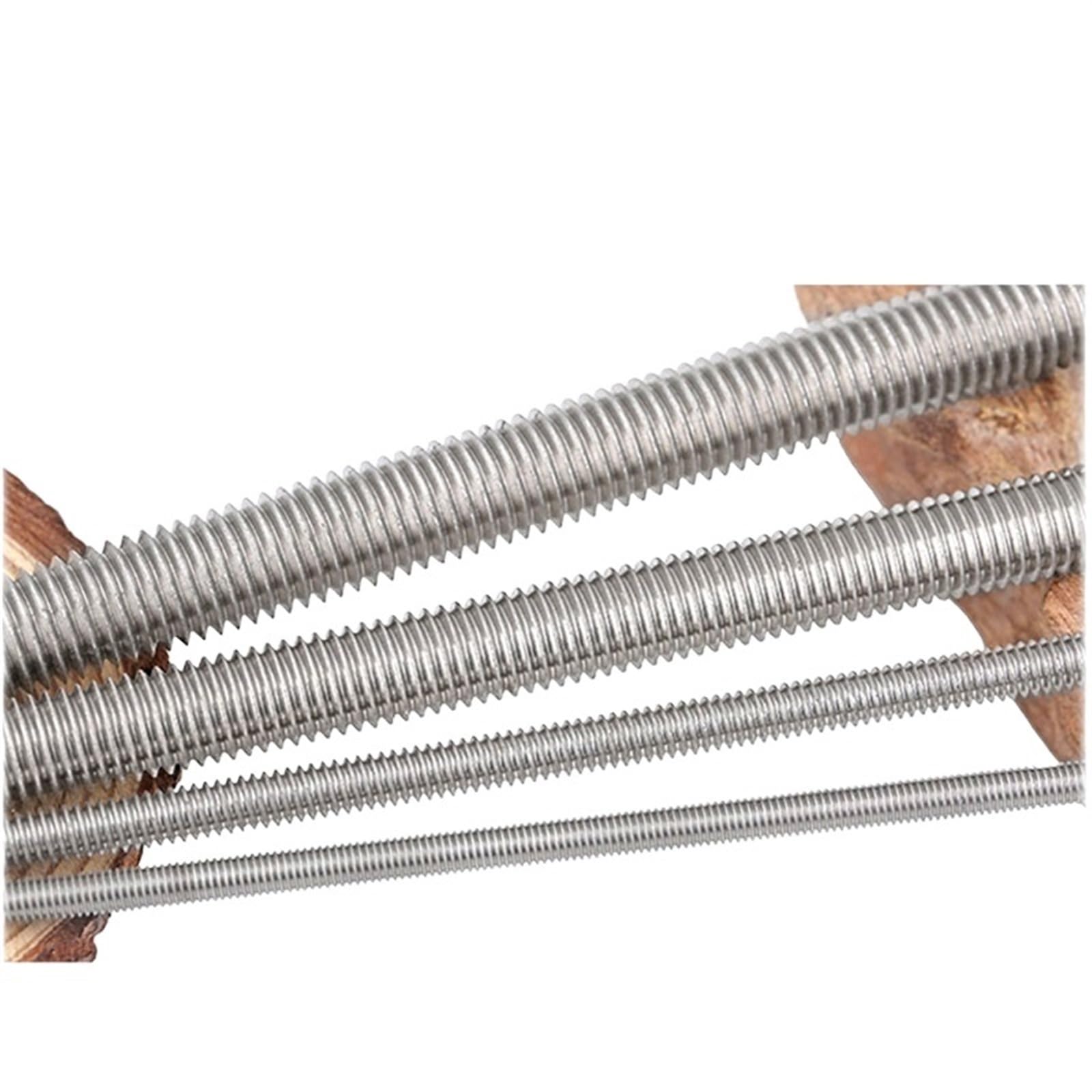 Vollgewindestange Edelstahl-Gewindestange DIN975, Vollgewinde M8, M10, M12, M14, mehrere Längen(M10 (20pcs),80mm)