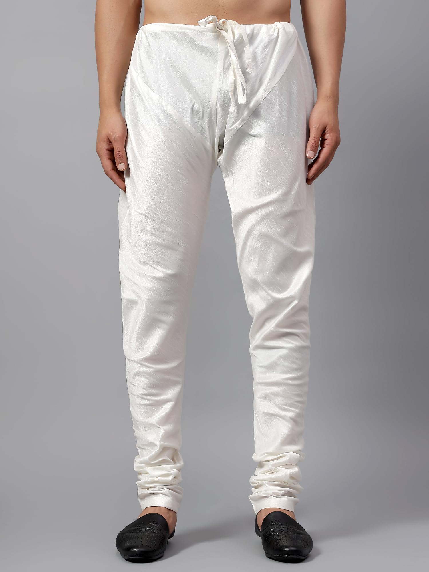 LATEST CHIKAN Men's Cotton Silk Blend Kurta and Pyjama Set - Image 7 thumbnail