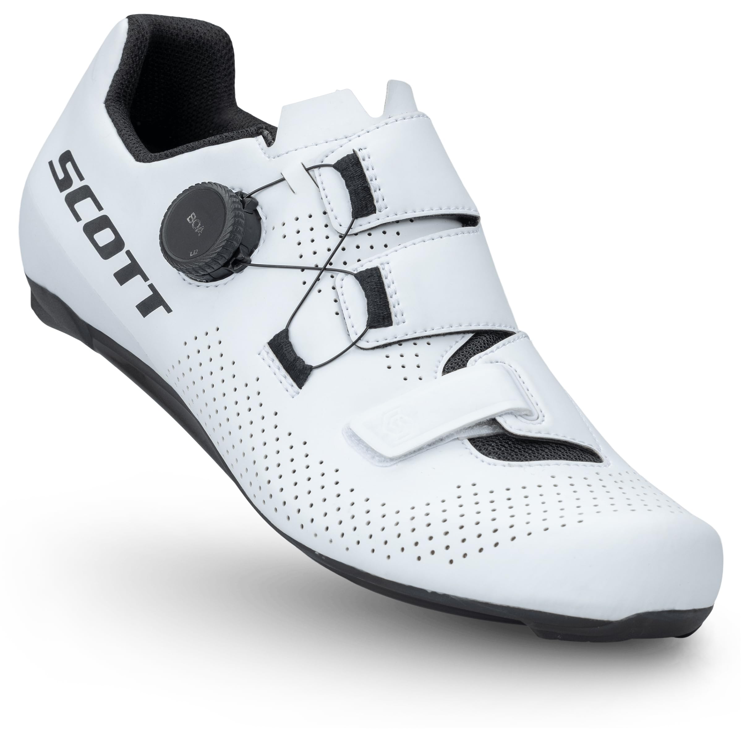 Scott Road Team Boa Rennrad Fahrradschuhe schwarz/weiß 2026: Größe: 43