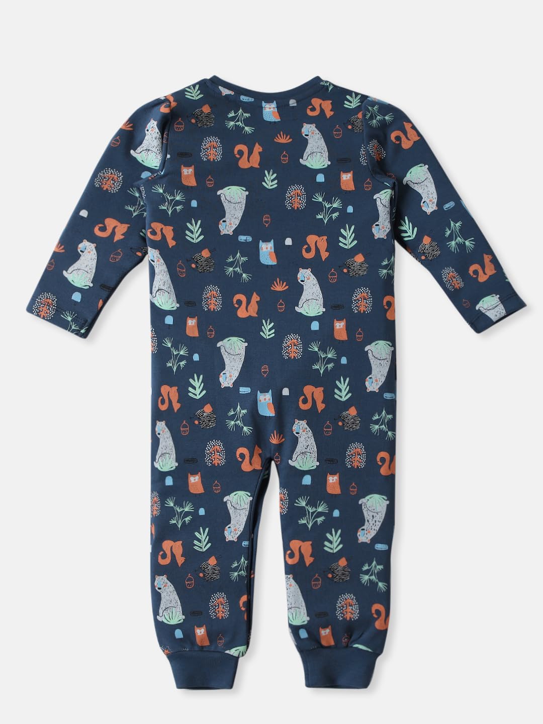 nauti nati Infants Pack of 2 Colourful Print Sleepsuit| Cotton | Age 0-2Years - Image 4 thumbnail