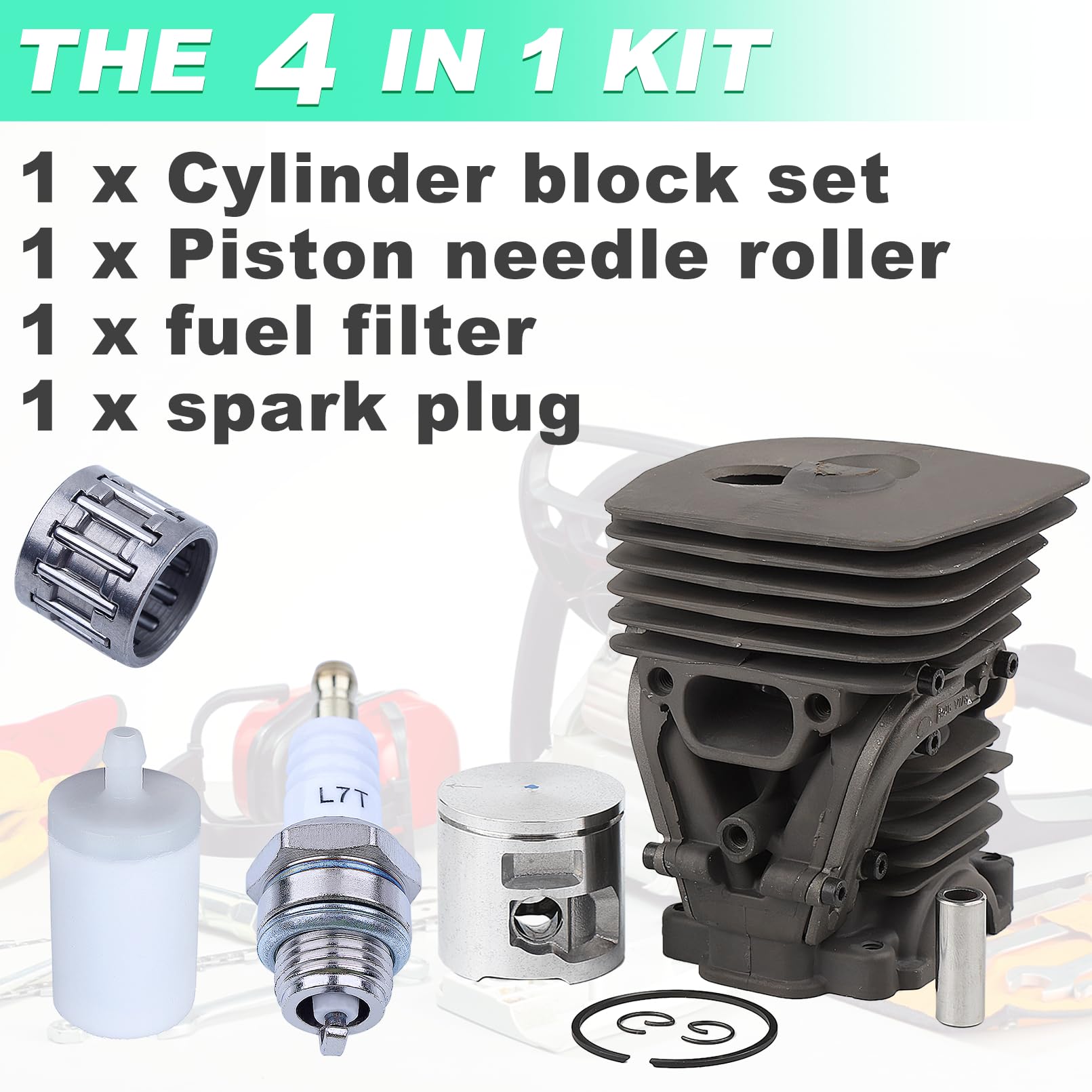 Kit cilindro pistone per motosega HUSQVARNA 455 Kit cilindro pistone per motosega HUSQVARNA 455